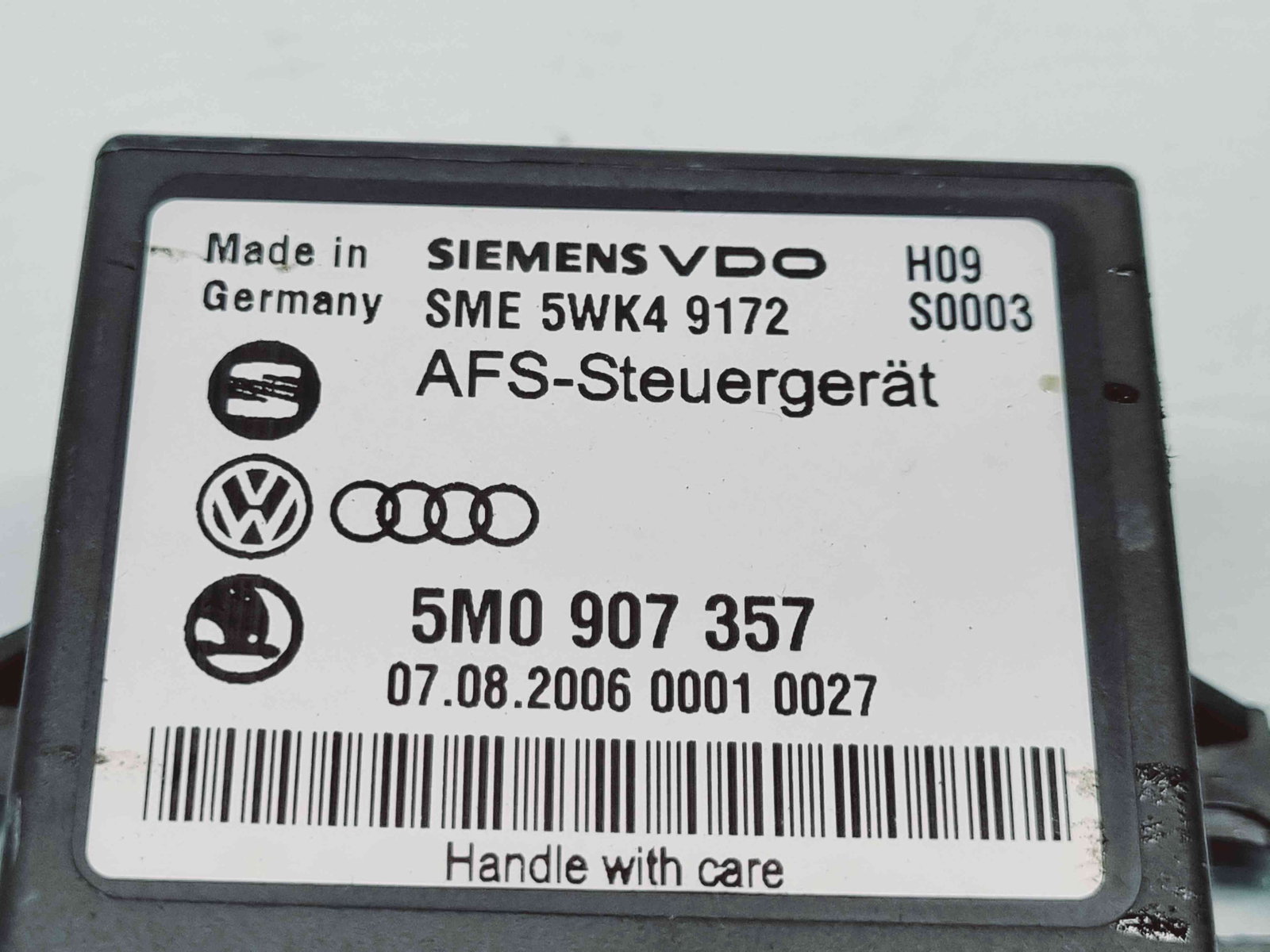 Modul control lumini Volkswagen Passat B6 Variant (3C5) [Fabr 2005-2010] 5M0907357 - imagine 2