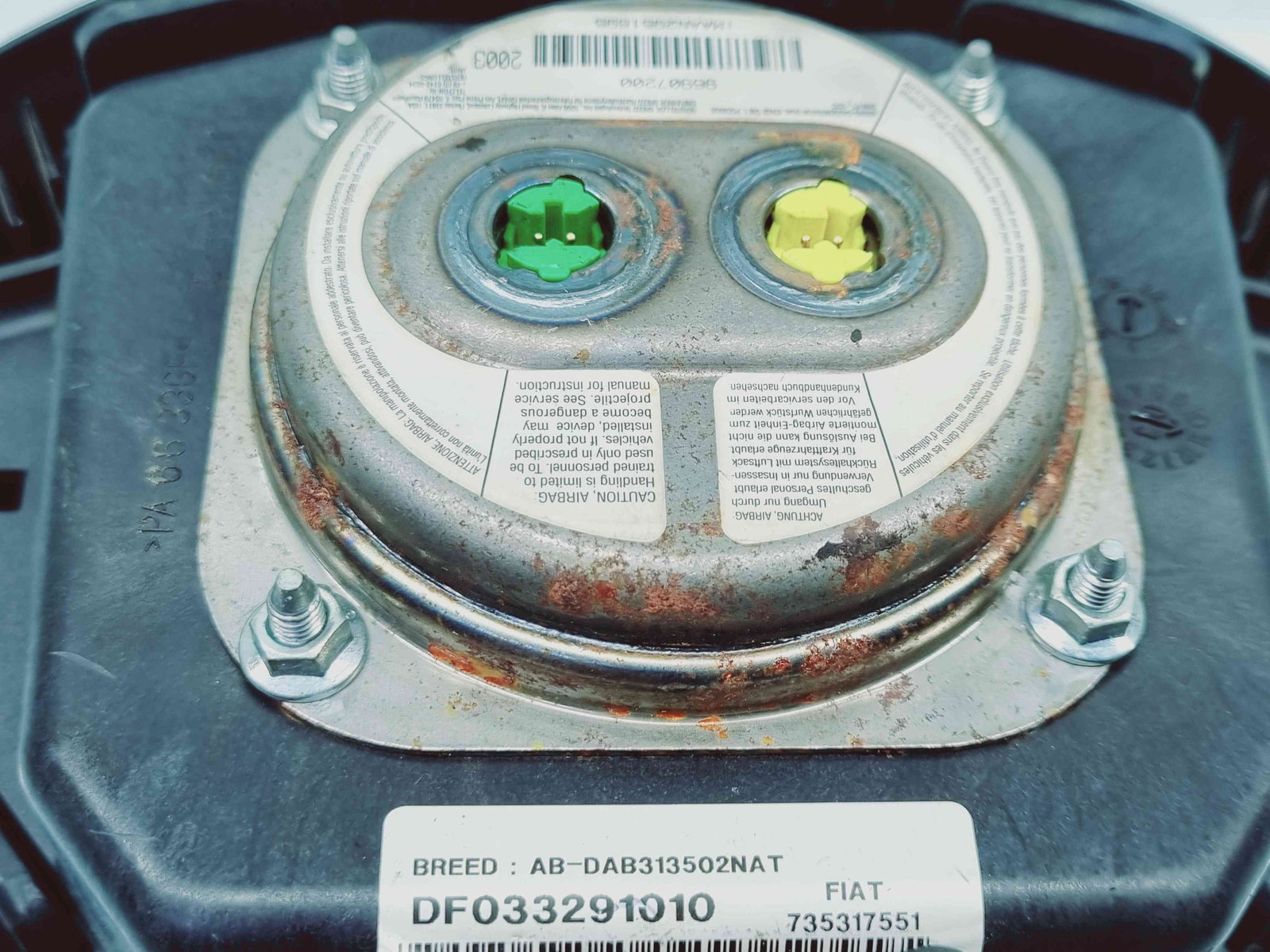 Airbag volan Fiat Stilo (192) [Fabr 2001-2010] 735317551 - imagine 4