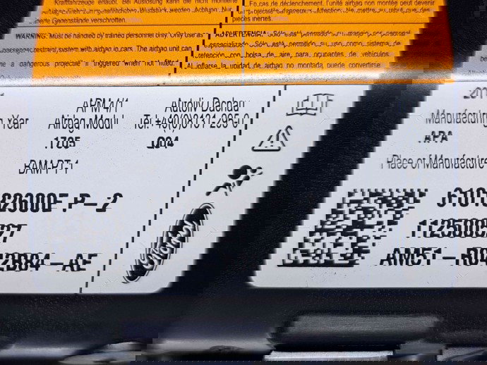  Airbag pasager Ford C-Max 2 [Fabr 2010-2015] AM51-R042B84-AE