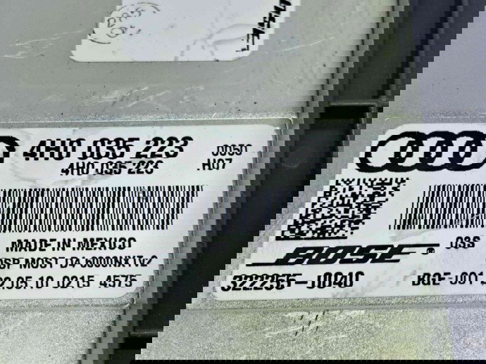  Amplificator audio Audi A8 (4H) [Fabr 2010-2017] 4H0035223