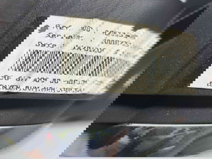  Ceas bord Peugeot 207 (WA) [Fabr 2006-2012] 9666748980