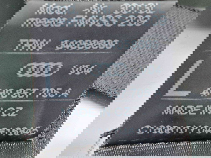  Centura stanga fata Audi A8 (4H) [Fabr 2010-2017] 4H0857705A