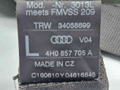  Centura stanga fata Audi A8 (4H) [Fabr 2010-2017] 4H0857705A