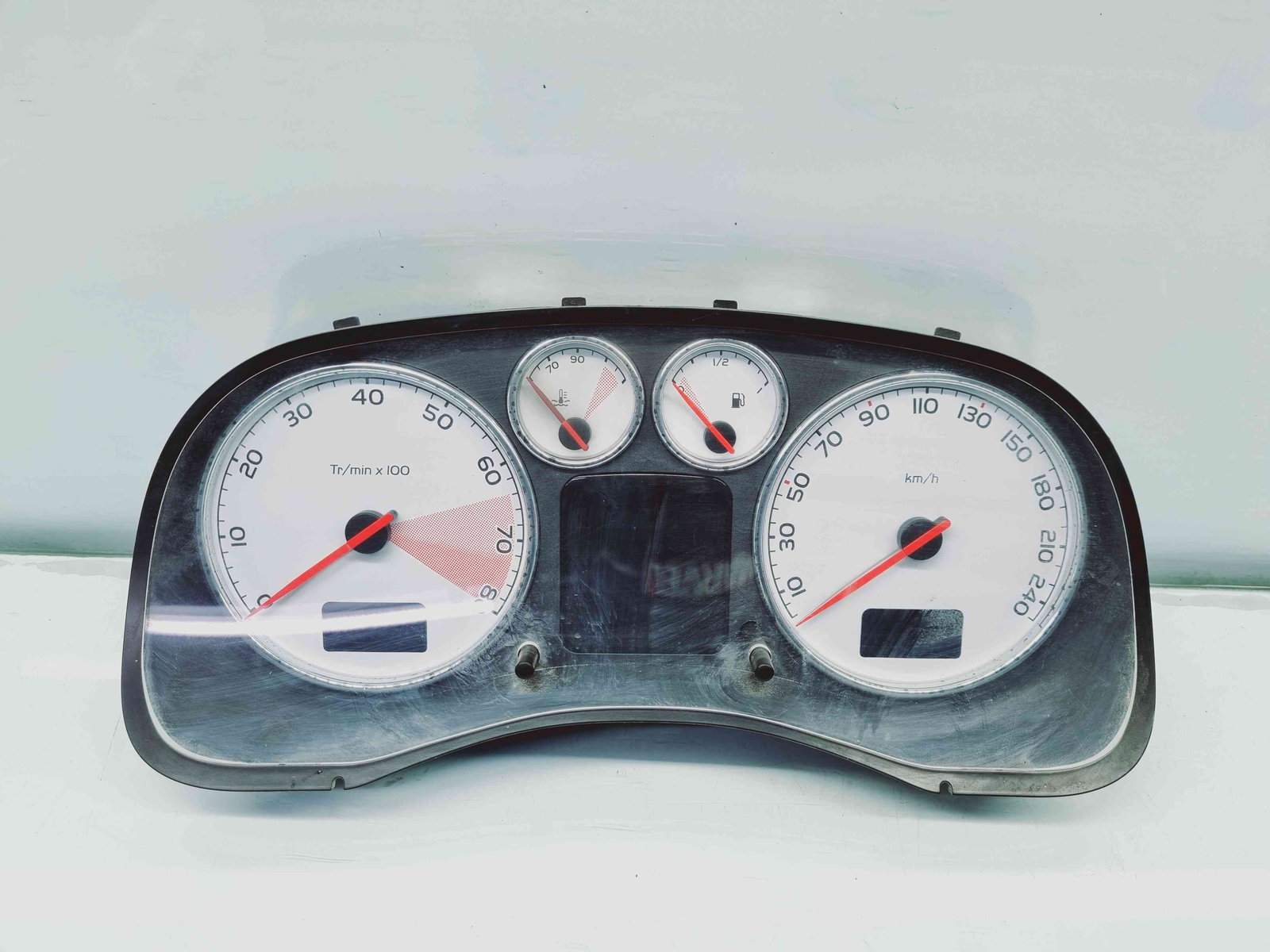 Ceas bord Peugeot 307 CC (3B) [Fabr 2003-2009] P9648629680 - imagine 1