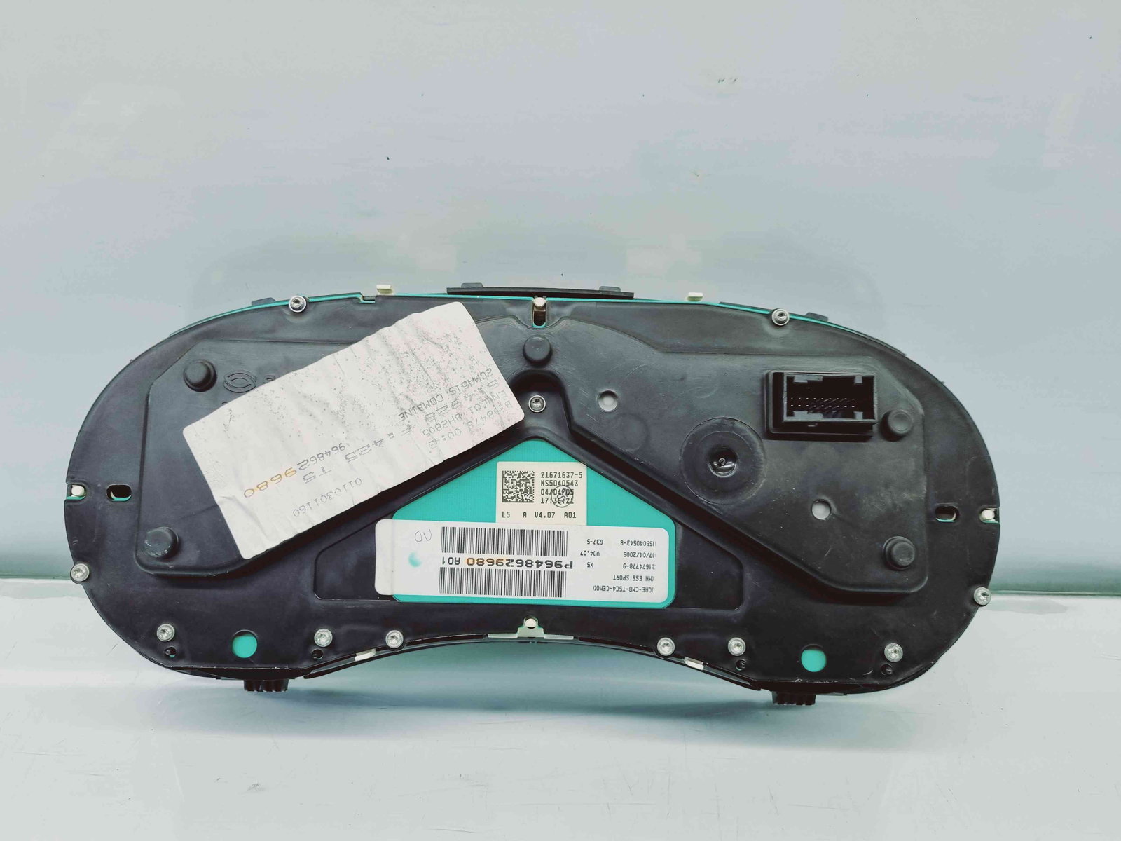 Ceas bord Peugeot 307 CC (3B) [Fabr 2003-2009] P9648629680 - imagine 4