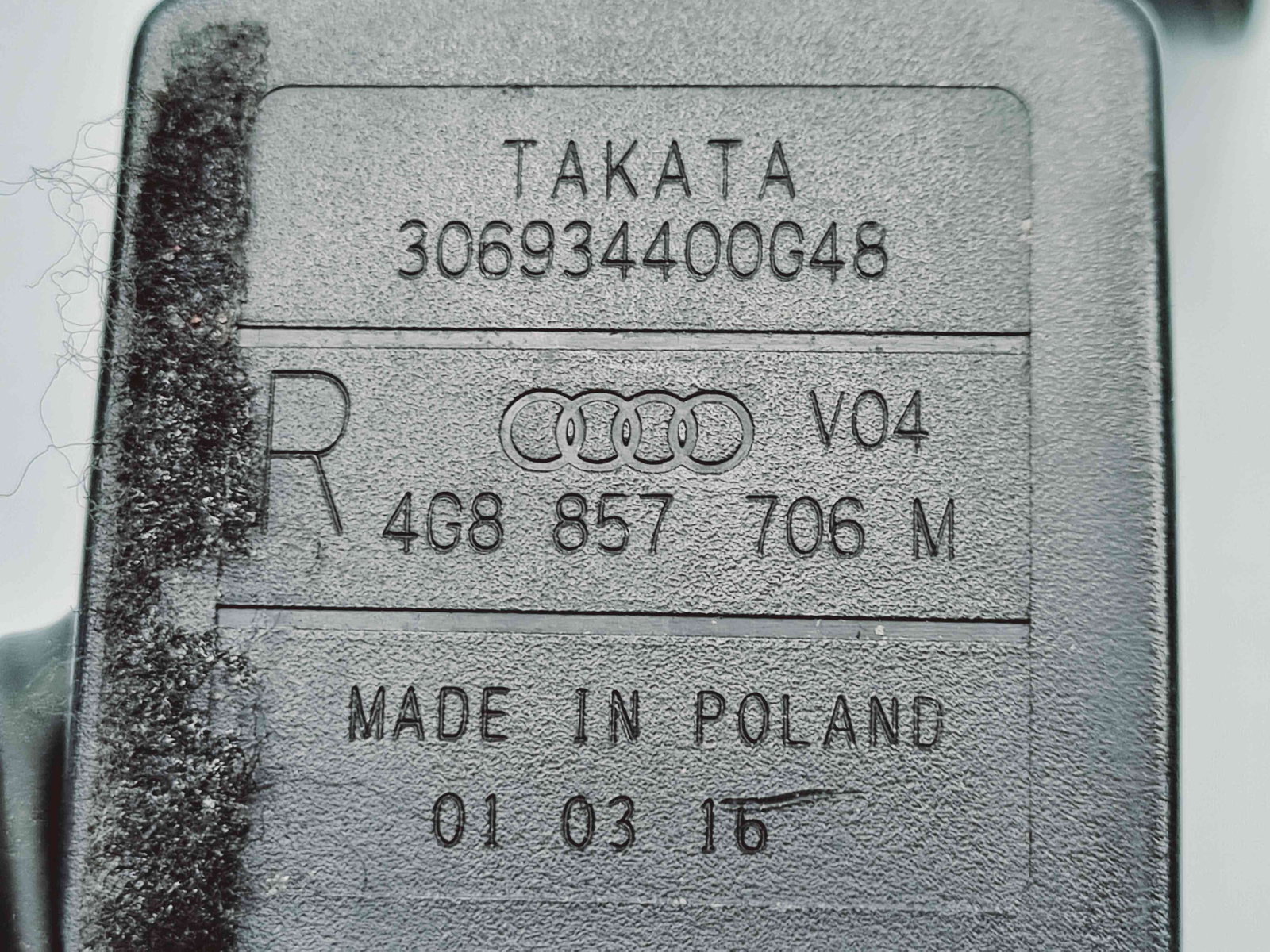 Centura dreapta fata AUDI A6 (4G5, C7) [Fabr 2011-2017] 4G8857706M - imagine 3