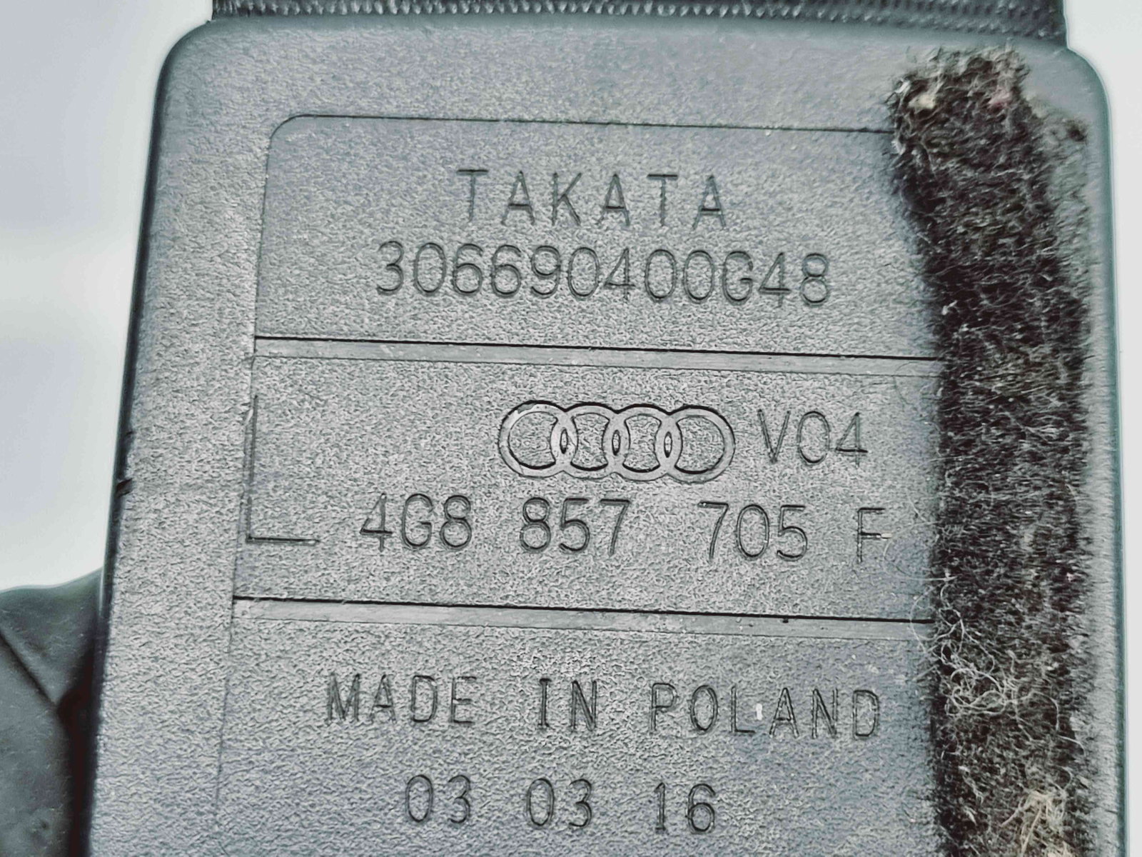 Centura stanga fata AUDI A6 (4G5, C7) [Fabr 2011-2017] 4G8857705F - imagine 2