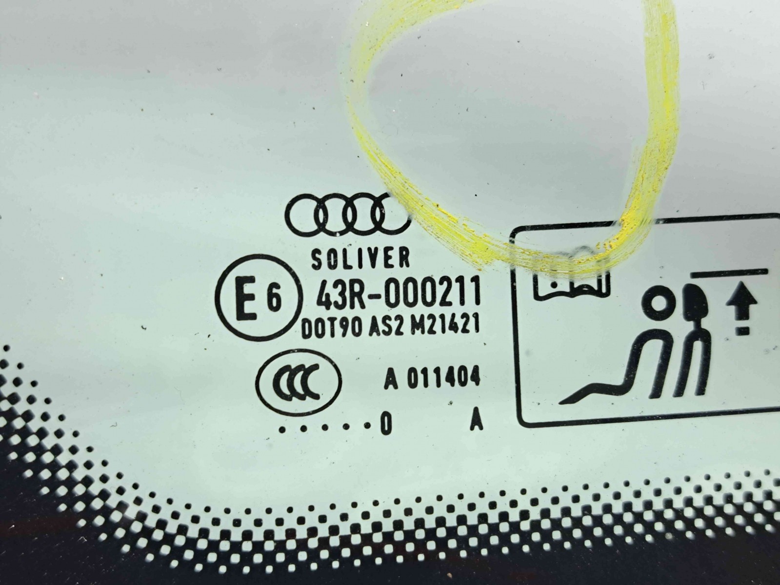 Geam caroserie fix stanga Audi A8 (4H) [Fabr 2010-2017] OEM - imagine 2