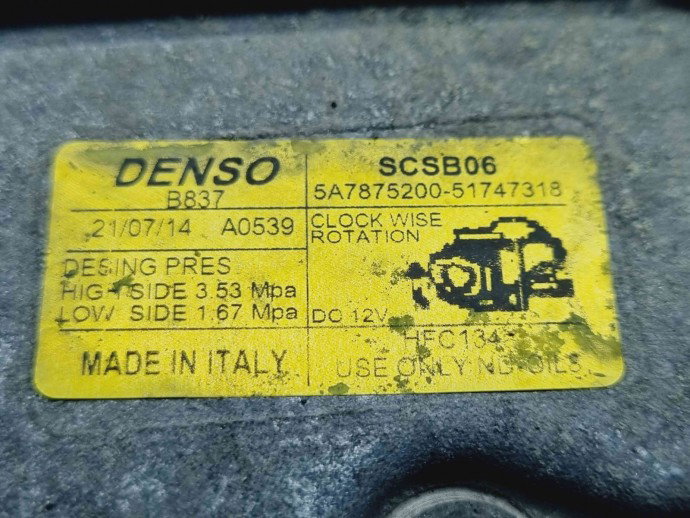 Compresor clima Fiat Albea (178) [Fabr 2003-2007] 51747318