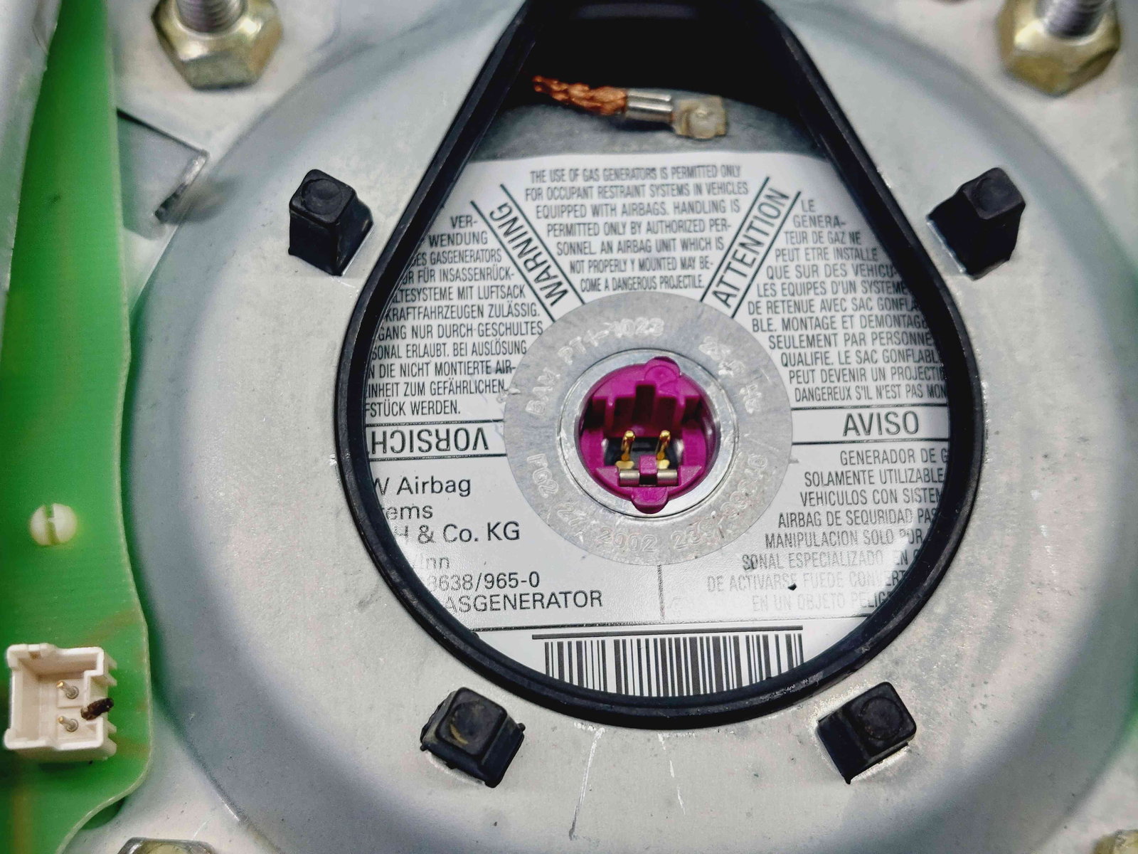 Airbag volan Audi A4 (8E5, B6) Avant [Fabr 2001-2004] 8E0880201AE - imagine 6