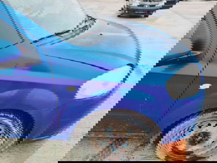 Aripa dreapta fata Chevrolet Aveo (T250, T255) [Fabr 2003-2011] Albastru