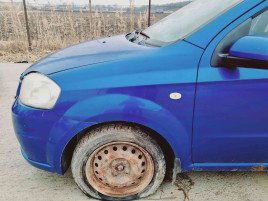 Aripa stanga fata Chevrolet Aveo (T250, T255) [Fabr 2003-2011] Albastru