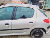 Geam usa stanga spate Peugeot 206 [Fabr 1998-2009] OEM