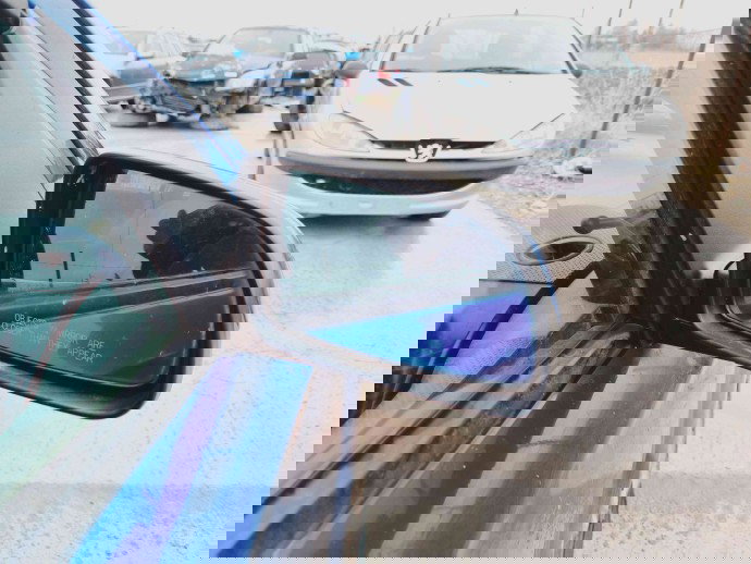 Oglinda dreapta Chevrolet Aveo (T250, T255) [Fabr 2003-2011] Albastru