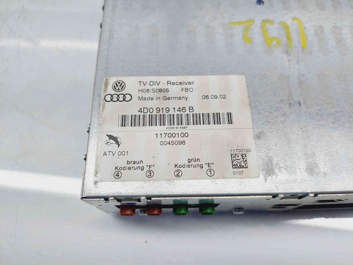   Modul confort Audi A4 (8E5, B6) Avant [Fabr 2001-2004] 4D0919146B