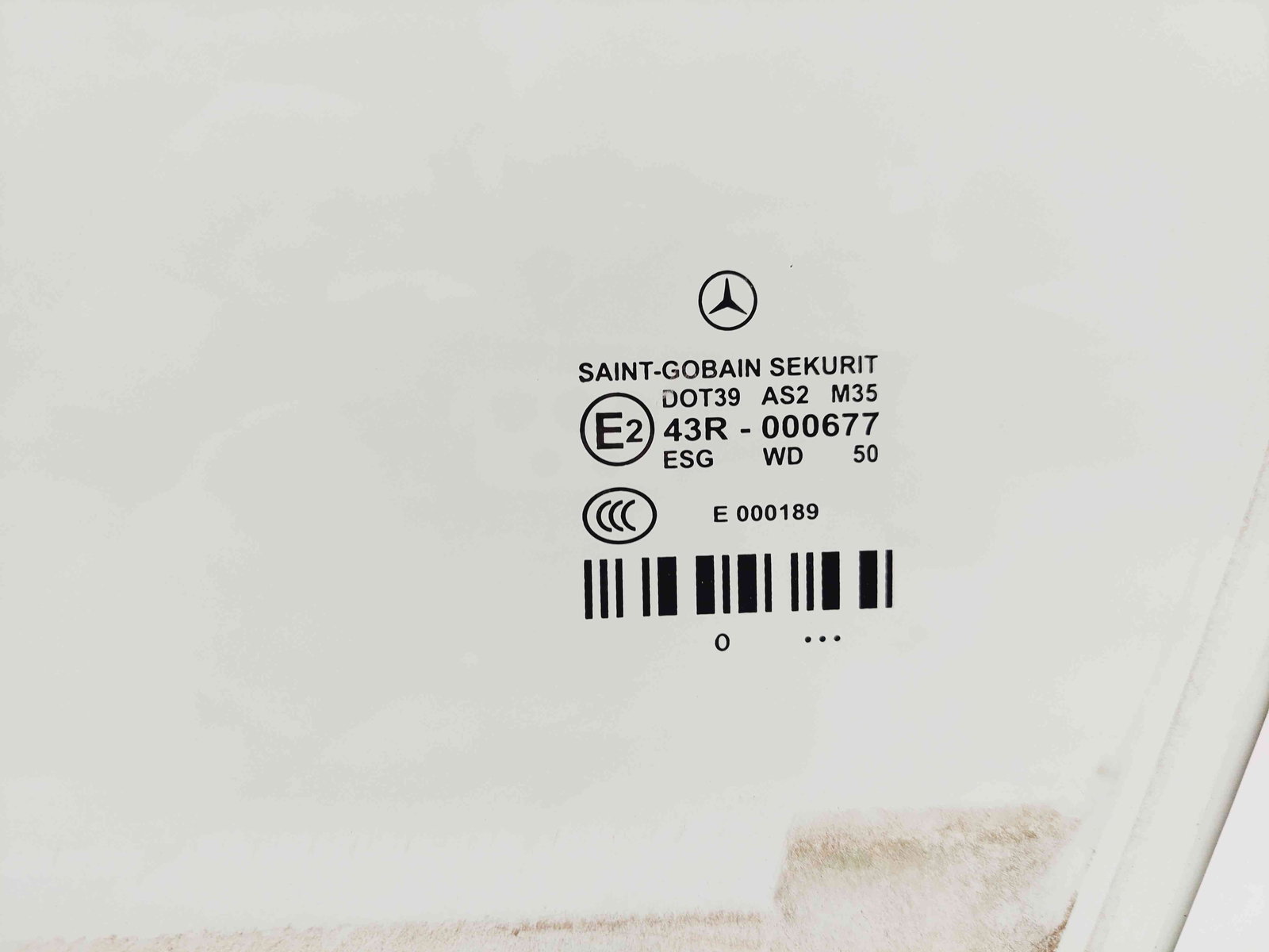 Geam usa stanga fata Mercedes Clasa E (W212) [Fabr 2009-2016] OEM - imagine 2