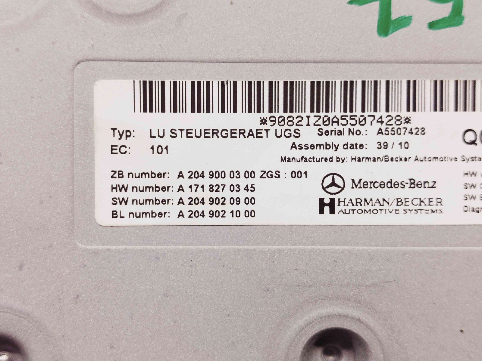 Modul confort Mercedes Clasa E (W212) [Fabr 2009-2016] A2049000300 - imagine 5