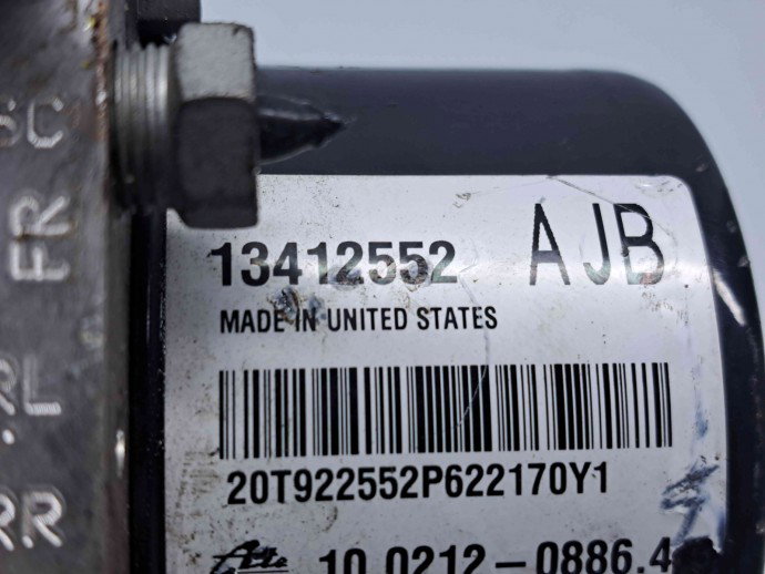 Pompa ABS Opel Astra J [Fabr 2009-2015] 13412552 2.0 CDTI A20DTH   