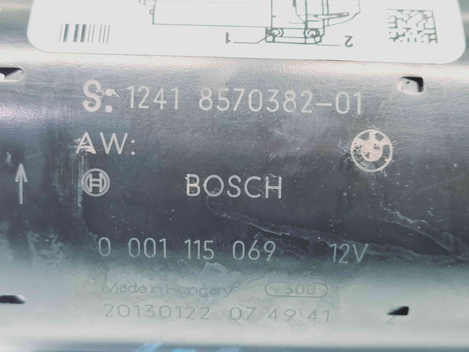 Electromotor 10 dinti Bmw 3 Coupe (E92) [Fabr 2005-2011] 8570382 n 0001115069 2.0 N47D135KW / 184CP 2.0 N47D135KW / 184CP - imagine 5