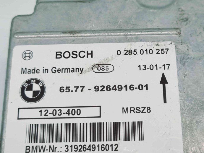 Calculator airbag Bmw 3 Coupe (E92) [Fabr 2005-2011] 9264916 2.0 N47D 135KW / 184CP 2.0 N47D 135KW / 184CP