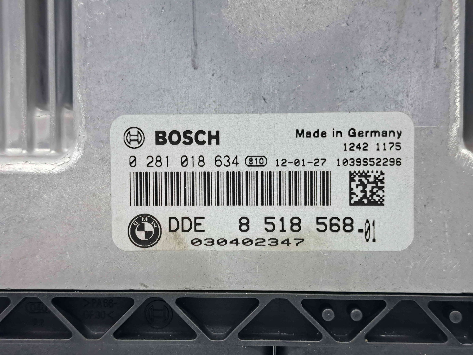 Calculator motor ECU Bmw 3 (F30) [Fabr 2012-2017] 8518568 n 0281018634 2.0 N47D 135KW / 184CP 2.0 N47D 135KW / 184CP - imagine 2