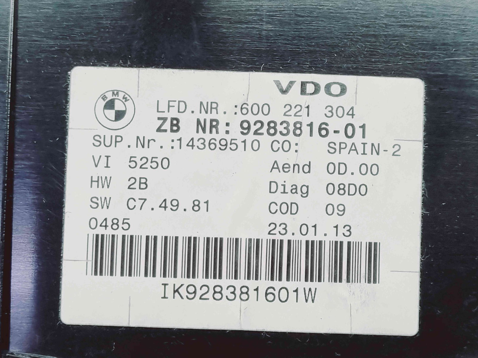 Ceas bord Bmw 3 Coupe (E92) [Fabr 2005-2011] 9283816 - imagine 6