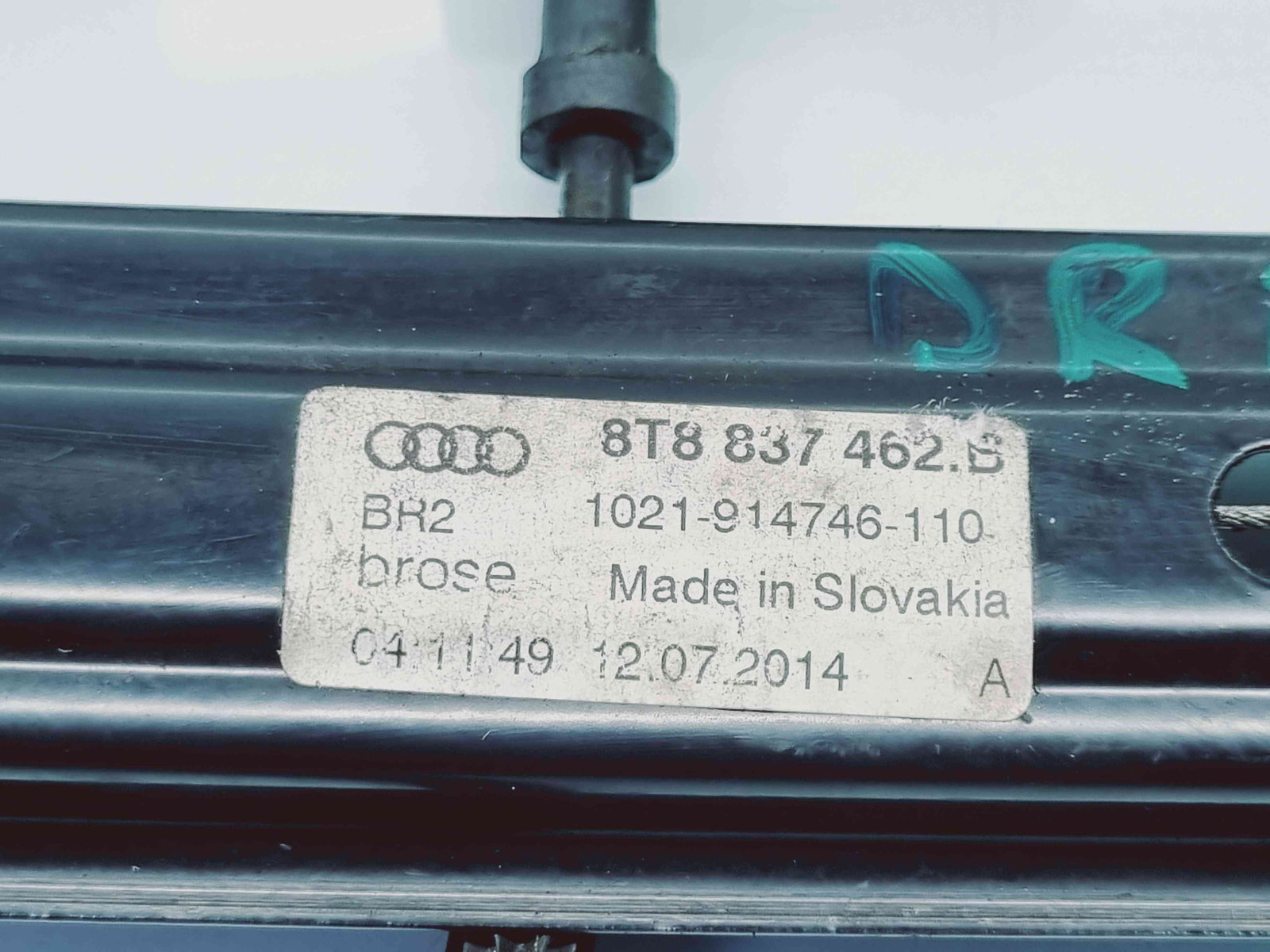 Macara electrica geam dreapta fata Audi A5 Sportback (8TA) [Fabr 2009-2015] 8T8837462B - imagine 2