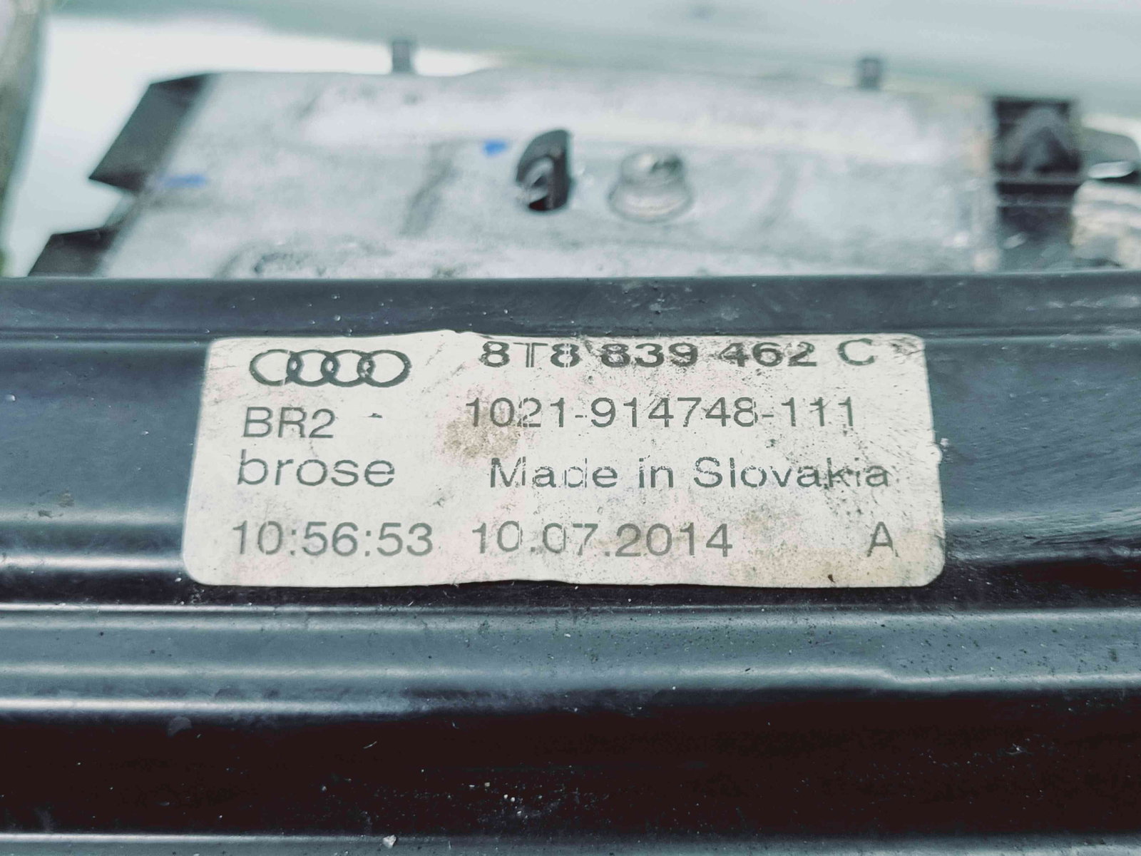 Macara electrica geam dreapta spate Audi A5 Sportback (8TA) [Fabr 2009-2015] 8T8839462C - imagine 3