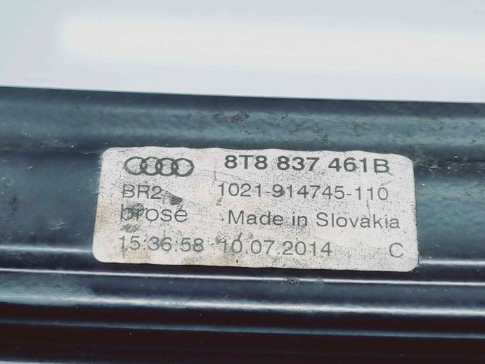 Macara electrica geam stanga fata Audi A5 Sportback (8TA) [Fabr 2009-2015] 8T8837461B