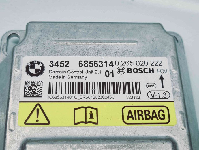 Calculator airbag Bmw 3 (F30) [Fabr 2012-2017] 6856314 | 0265020222 2.0 N47D 135KW / 184CP 2.0 N47D 135KW / 184CP