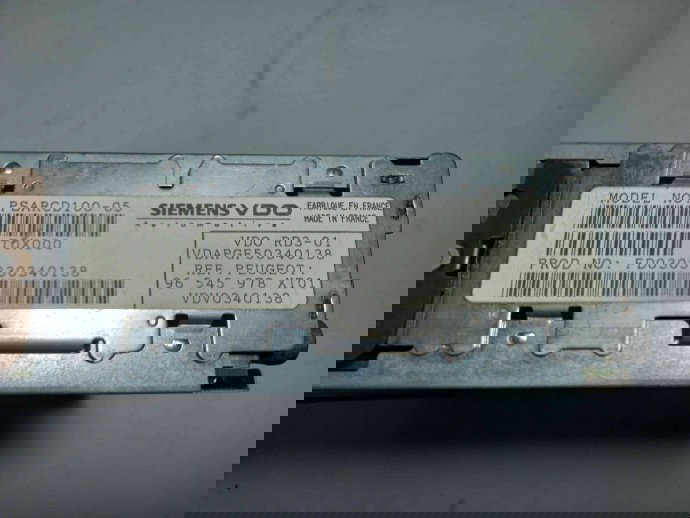 Radio CD PEUGEOT 307 1.6 HDI 96545978XT 2000-2008