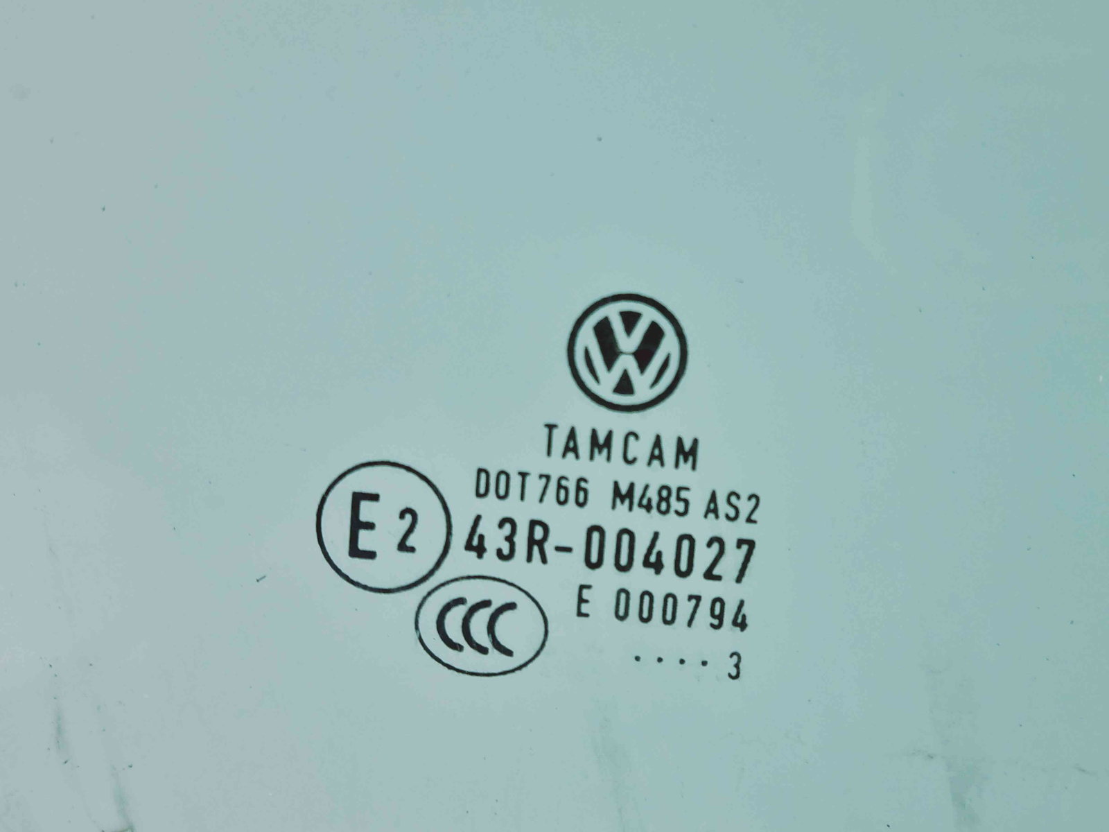 Geam usa dreapta fata Volkswagen Passat CC (358) [Fabr 2012-2016] OEM - imagine 2
