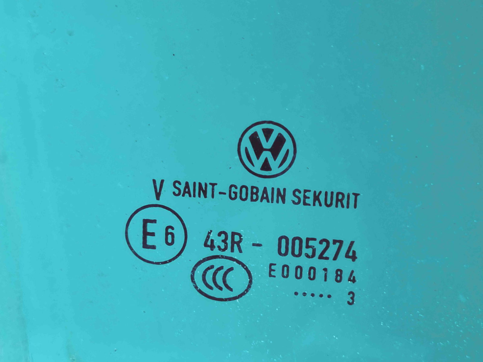 Geam usa dreapta spate Volkswagen Passat CC (358) [Fabr 2012-2016] OEM - imagine 2
