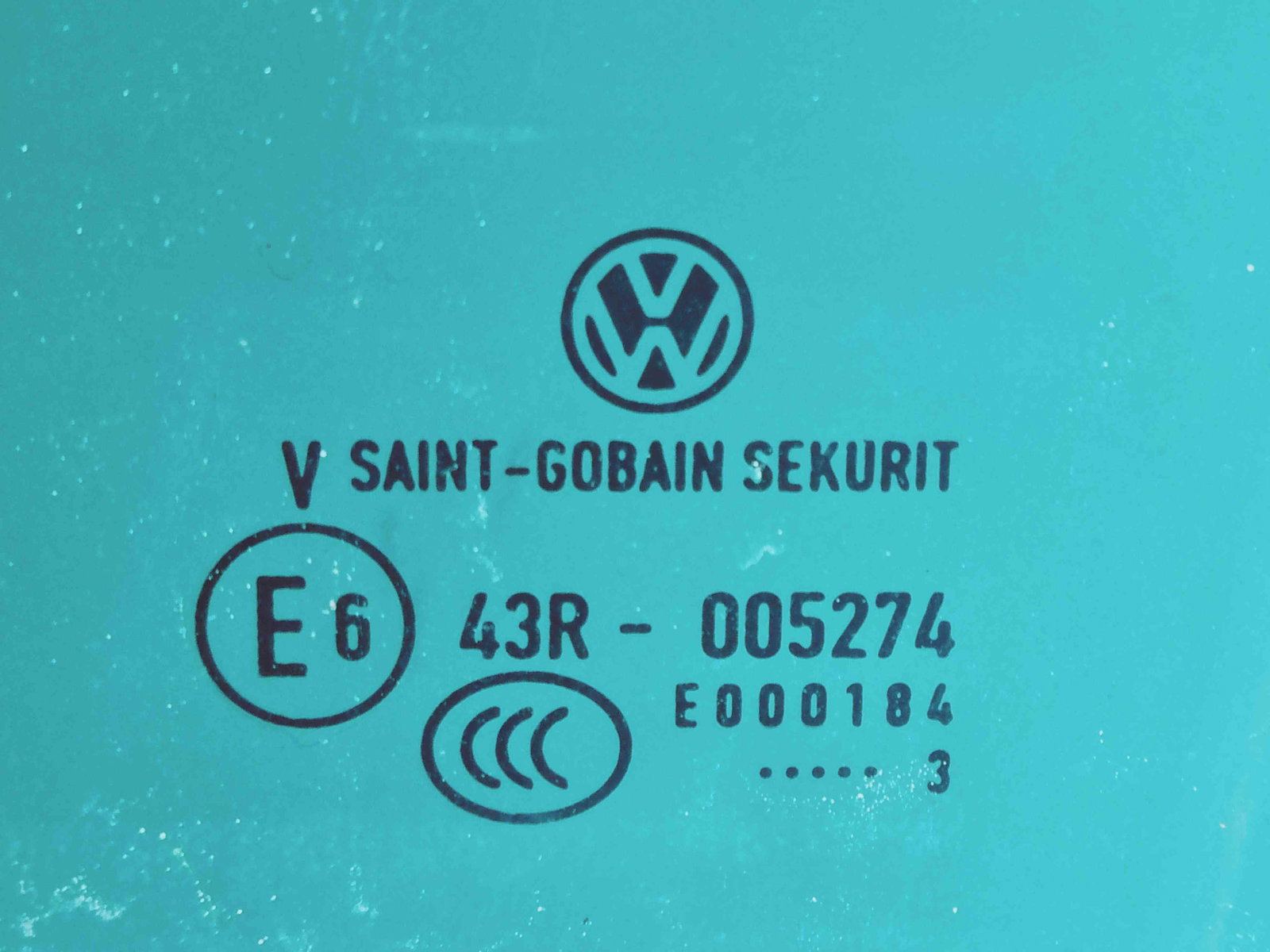 Geam usa stanga spate Volkswagen Passat CC (358) [Fabr 2012-2016] OEM - imagine 2
