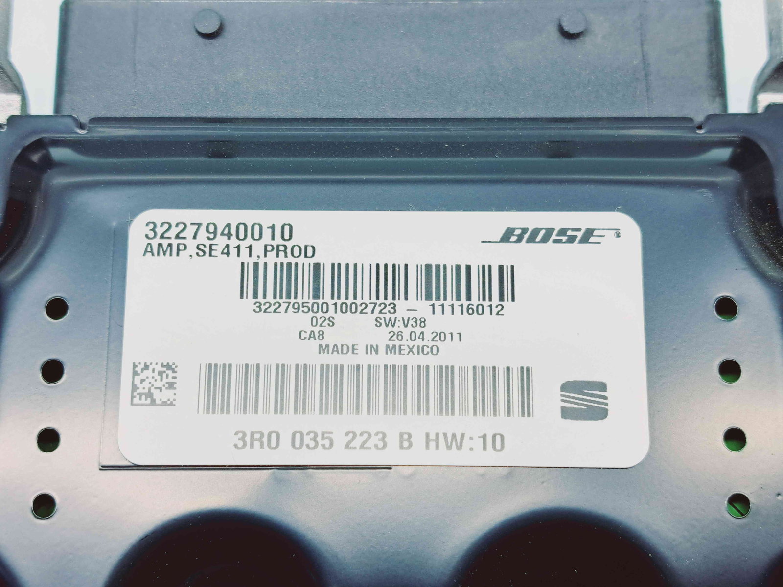 Amplificator audio Seat Exeo (3R2) [Fabr 2008-2013] 3R0035223B - imagine 4