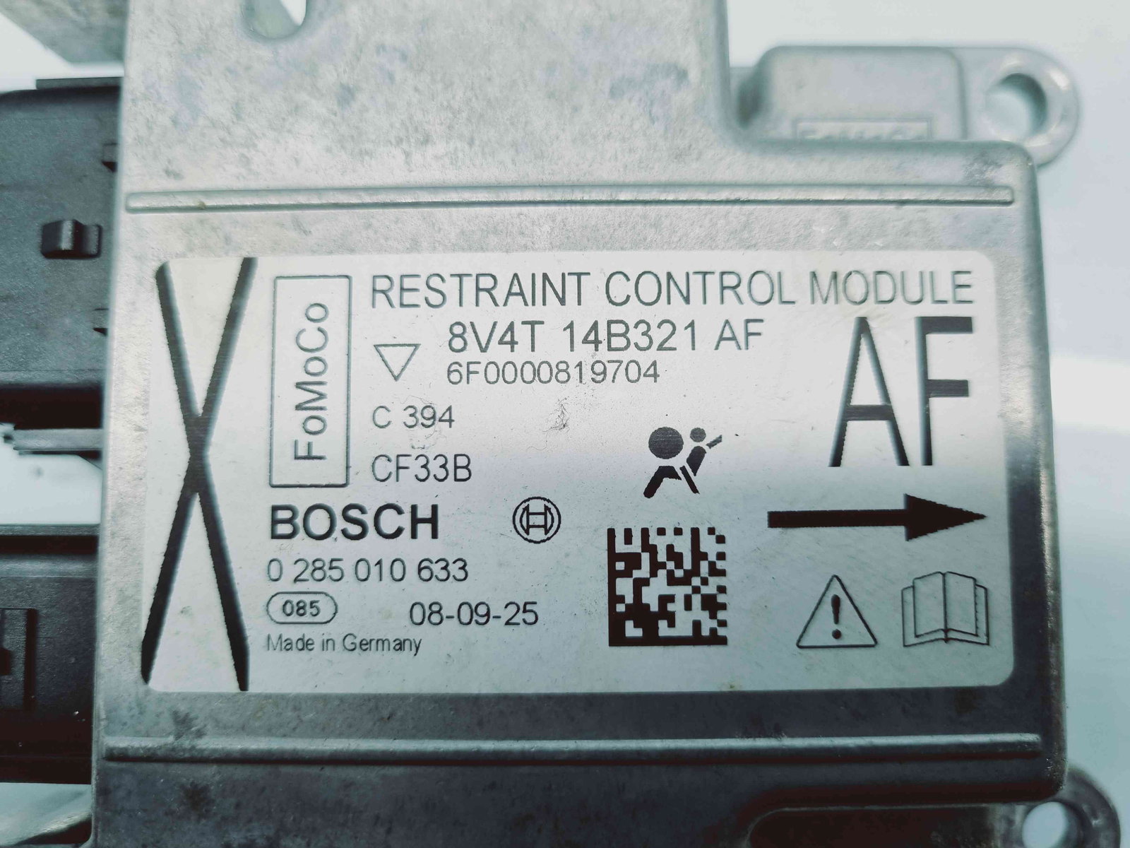 Calculator airbag Ford Kuga I [Fabr 2008-2012] 8V4T-14B321-AF 2.0 TDCI 2.0 TDCI - imagine 4