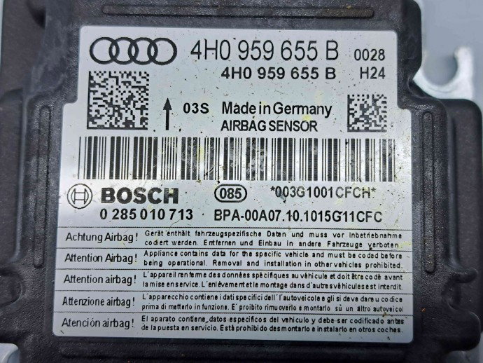 Calculator airbag Audi A7 Sportback (4GA) [Fabr 2011-2017] 4H0959655B 3.0 TDI CDUC 180KW / 245CP 3.0 TDI CDUC 180KW / 245CP