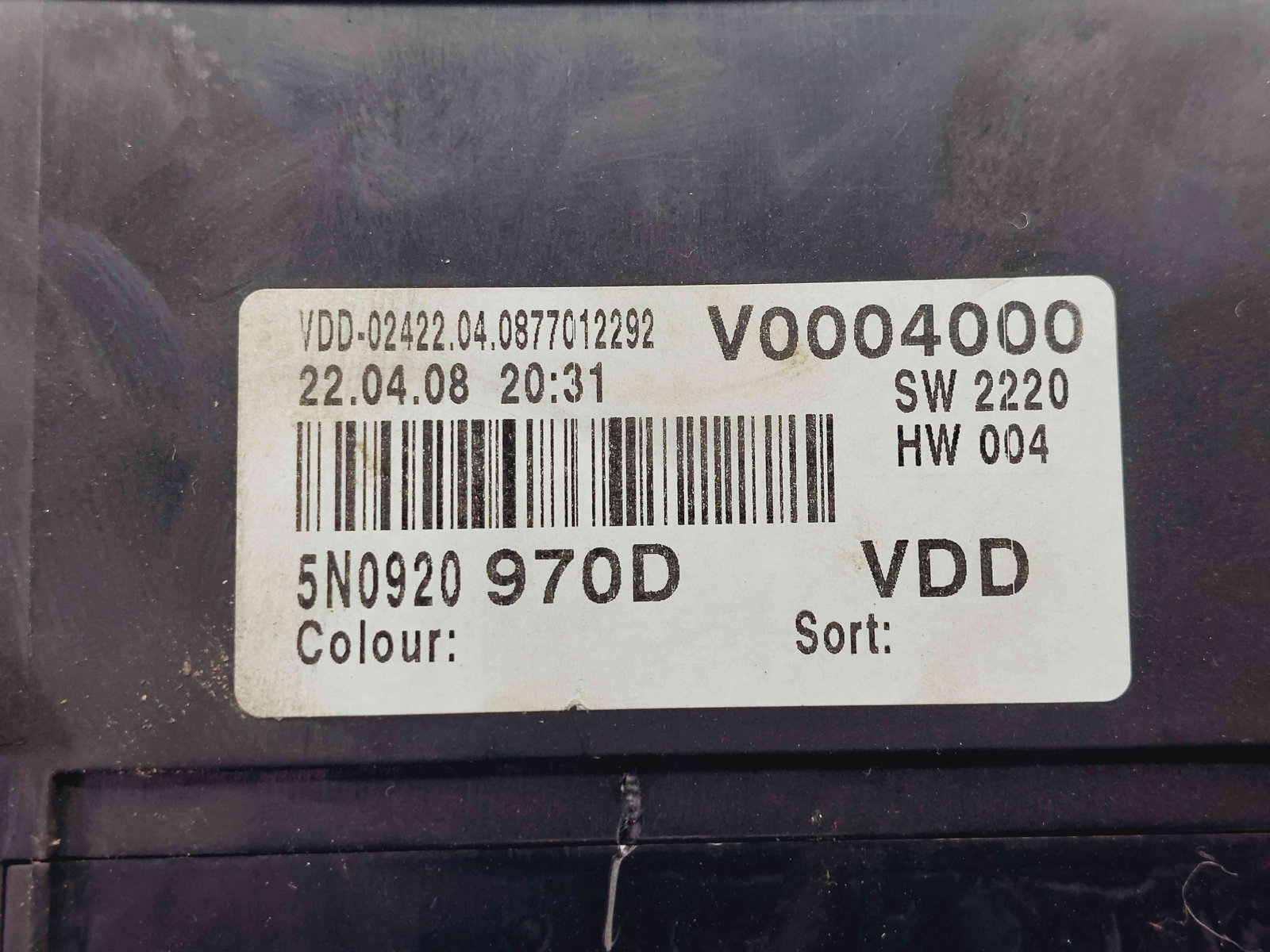 Ceas bord Volkswagen Tiguan (5N) [Fabr 2007-2016] 5N0920970D - imagine 5