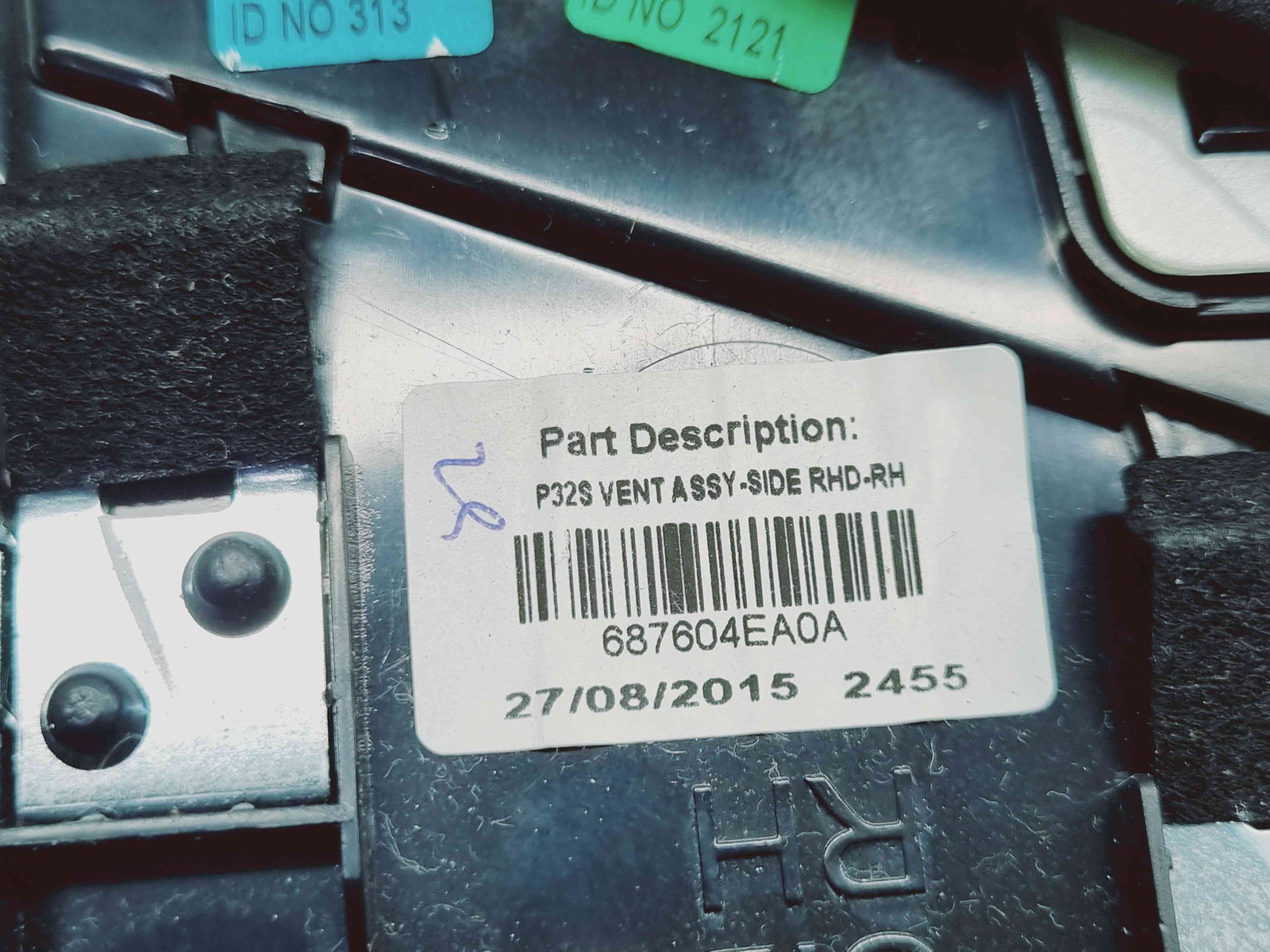 Grila aerisire dreapta Nissan Qashqai (2) [Fabr 2013-2017] 687604EA0A - imagine 4