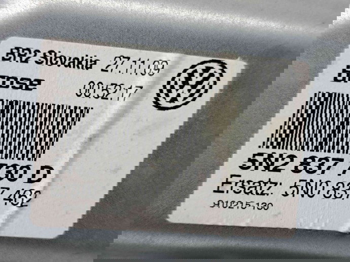 Macara electrica geam dreapta fata Volkswagen Tiguan (5N) [Fabr 2007-2016] 5N2837730D