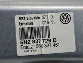 Macara electrica geam stanga fata Volkswagen Tiguan (5N) [Fabr 2007-2016] 5N2837729D