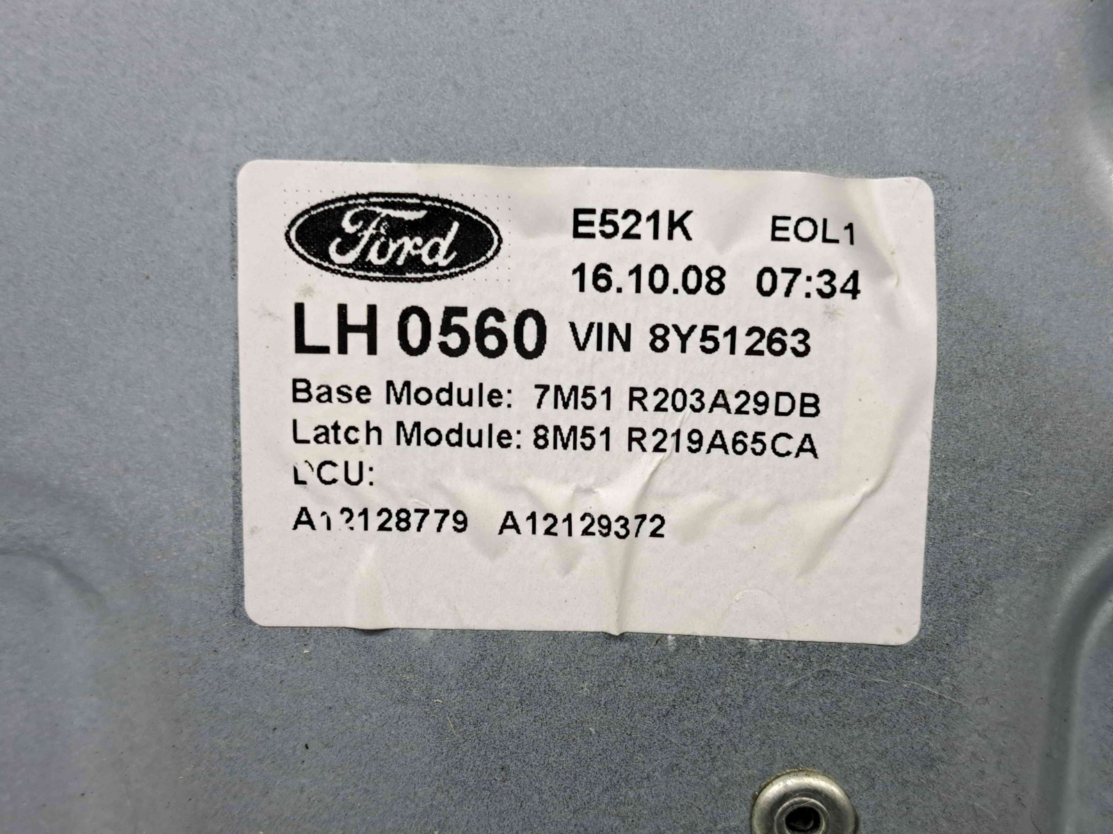 Macara electrica geam stanga fata Ford Kuga I [Fabr 2008-2012] 7M51-R203A29-DB - imagine 4