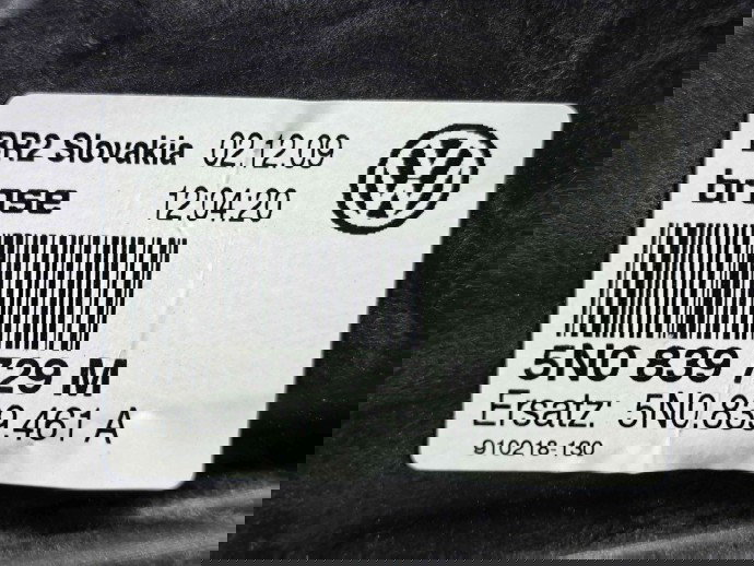 Macara electrica geam stanga spate Volkswagen Tiguan (5N) [Fabr 2007-2016] 5N0839729M