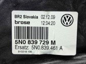 Macara electrica geam stanga spate Volkswagen Tiguan (5N) [Fabr 2007-2016] 5N0839729M