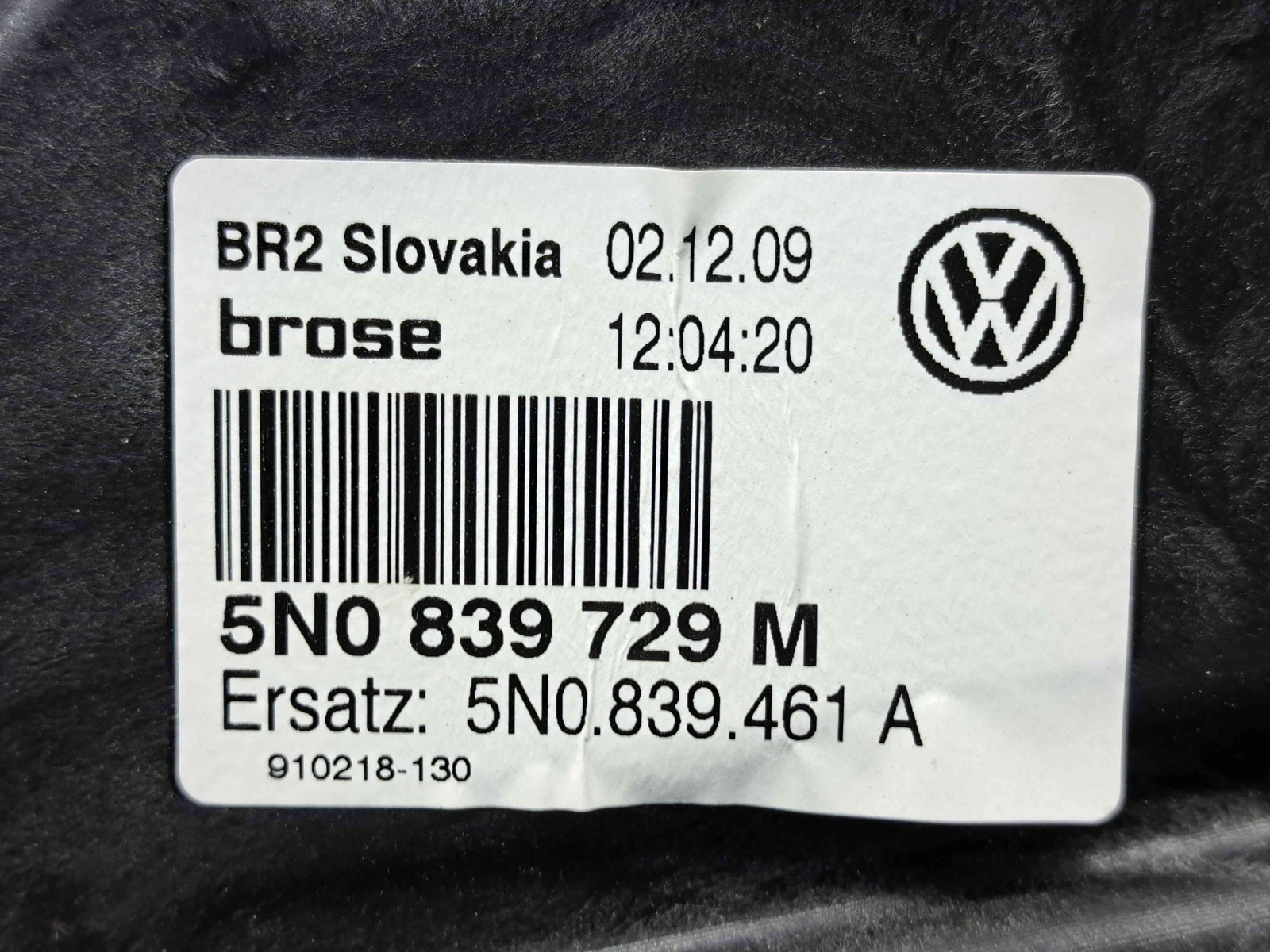 Macara electrica geam stanga spate Volkswagen Tiguan (5N) [Fabr 2007-2016] 5N0839729M - imagine 4