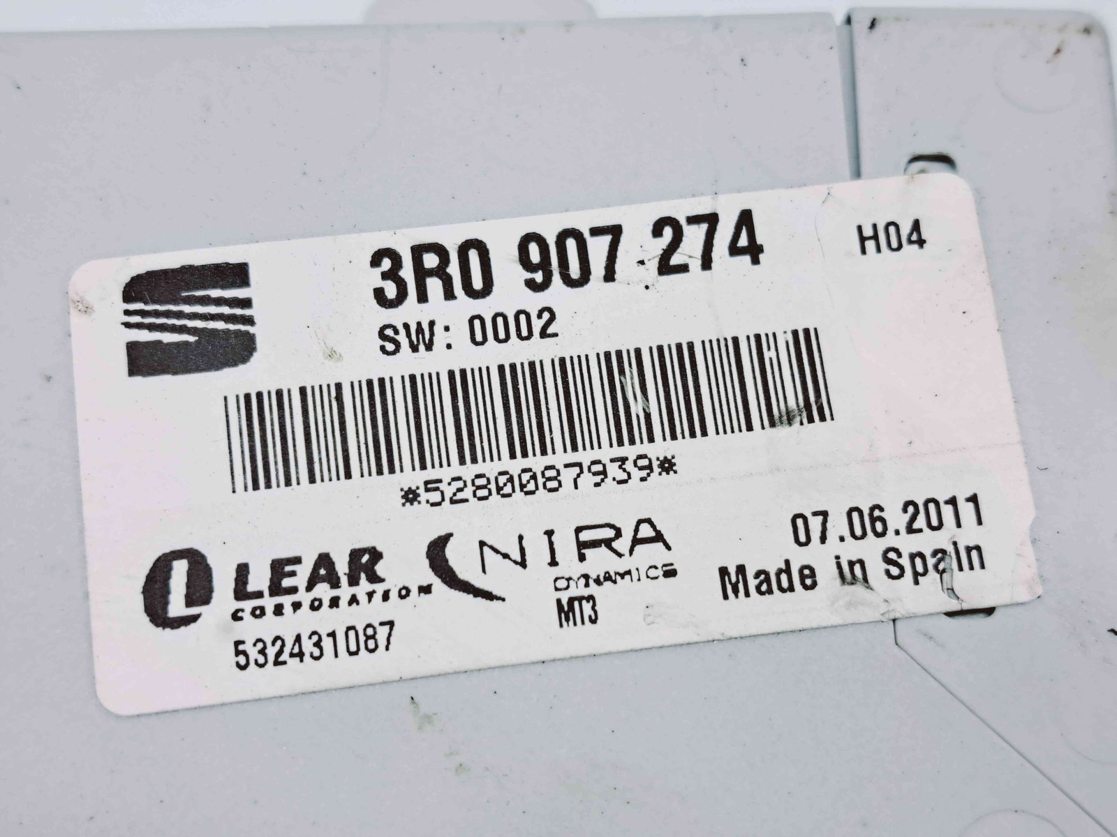 Modul confort Seat Exeo (3R2) [Fabr 2008-2013] 3R0907274 - imagine 4