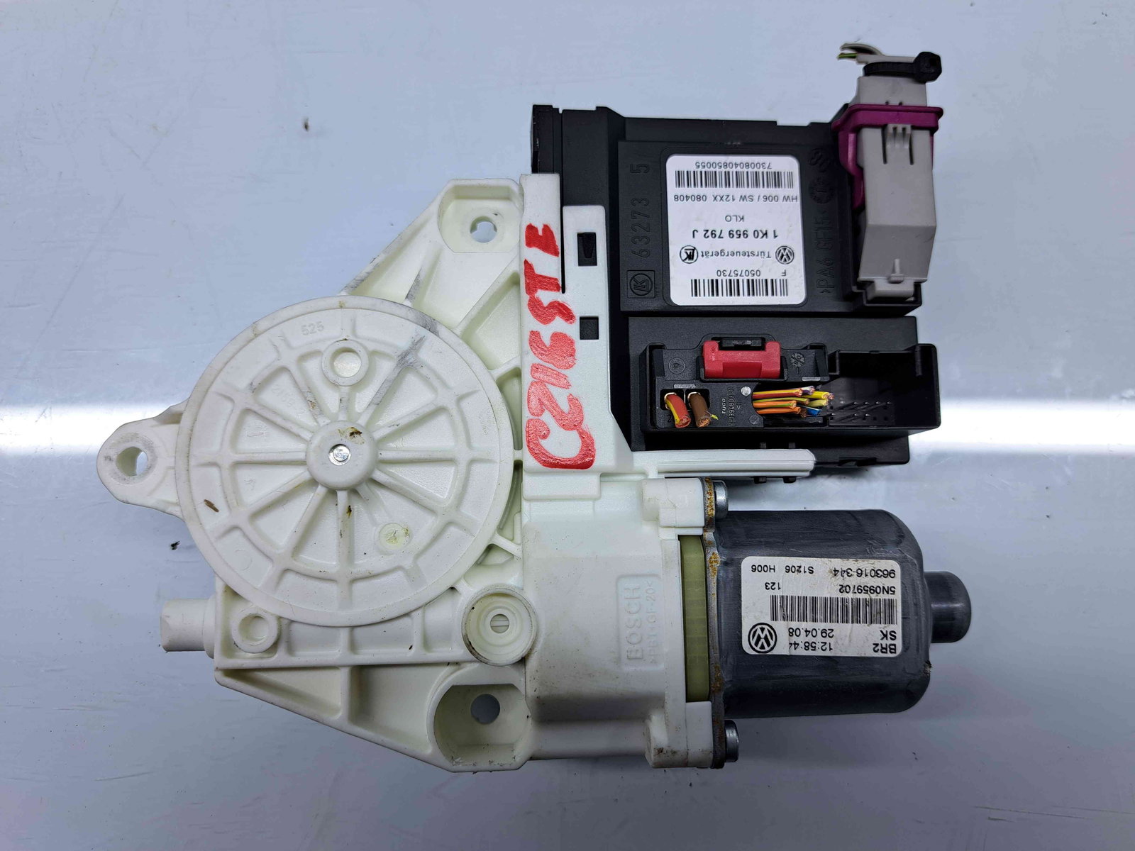 Motoras geam stanga fata Volkswagen Tiguan (5N) [Fabr 2007-2016] 5N0959702 n 1K0959792J