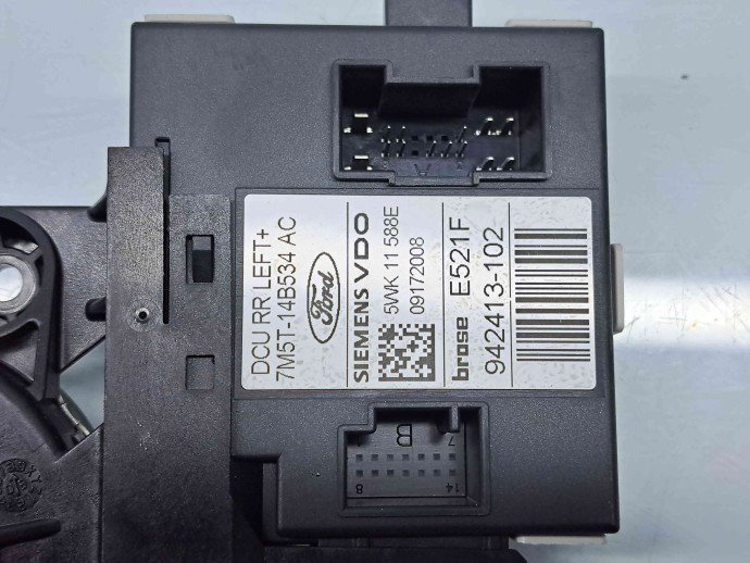 Motoras geam stanga spate Ford Kuga I [Fabr 2008-2012] 7M51T-14B534-AC