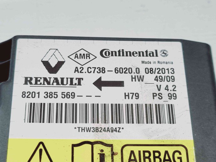 Calculator airbag Nissan Qashqai (2) [Fabr 2013-2017] 8201385569 1.5 DCI K9K  1.5 DCI K9K 