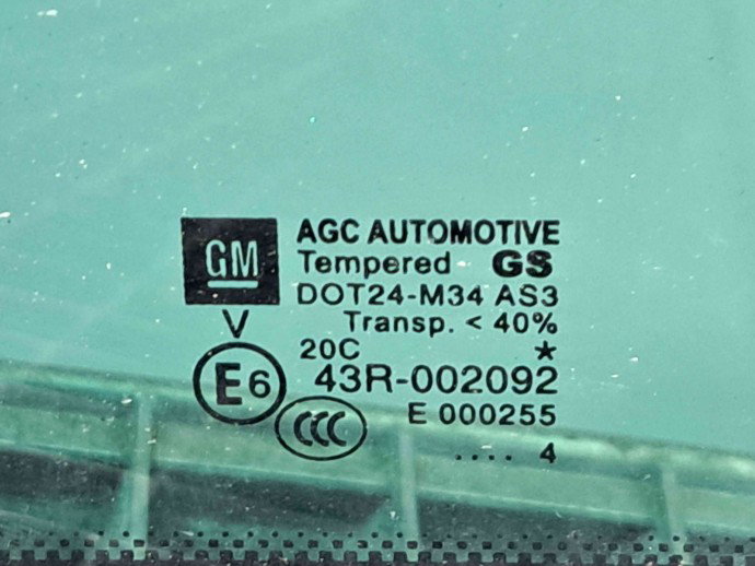 Geam fix usa dreapta spate Opel Zafira C (P12) [Fabr 2011-2017] OEM